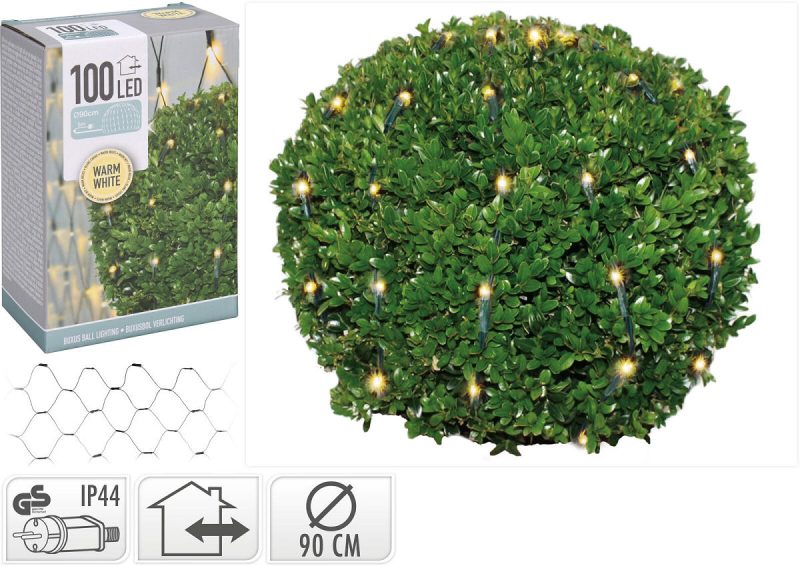 Verlichting 100LED Buxus 90cm Warm Wit - IP44