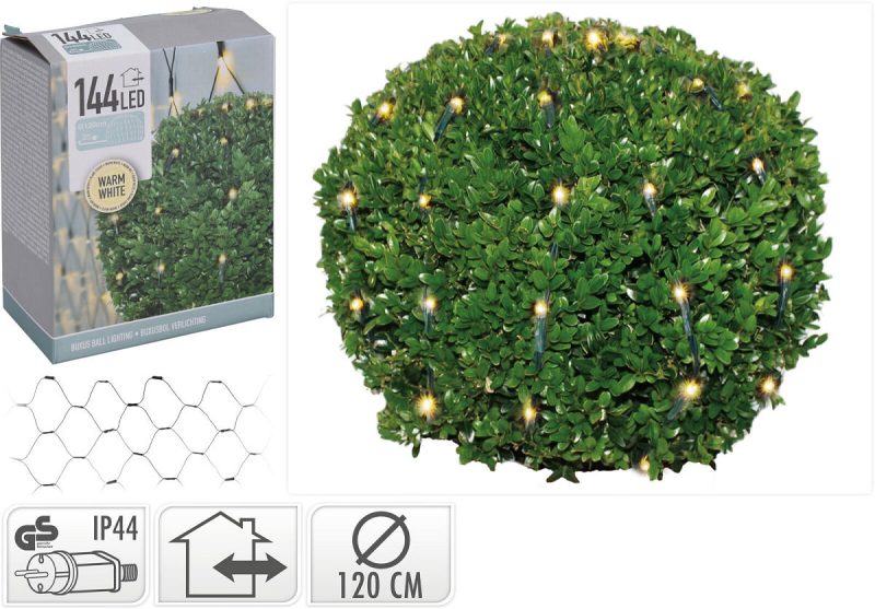 Verlichting 144LED Buxus 120cm Warm Wit - IP44