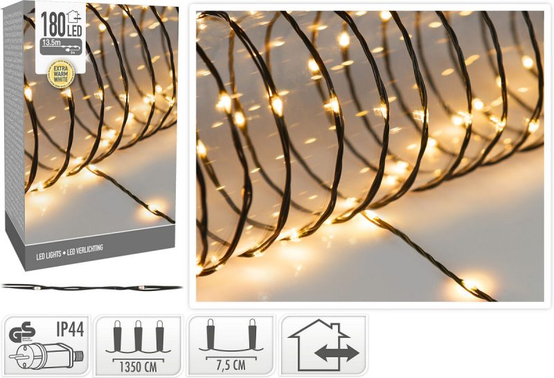 LEDverlichting 180 lamps Extra Warm Wit