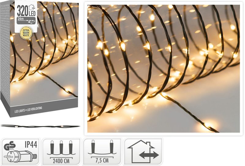 LEDverlichting 320 lamps Extra Warm Wit