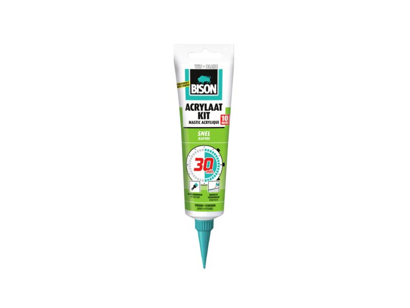 Bison Acrylaatkit 30 Minuten 150ml hangtube wit