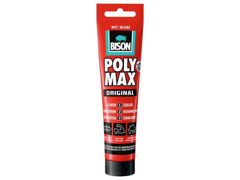 Bison Poly Max Original 165g hangtube wit