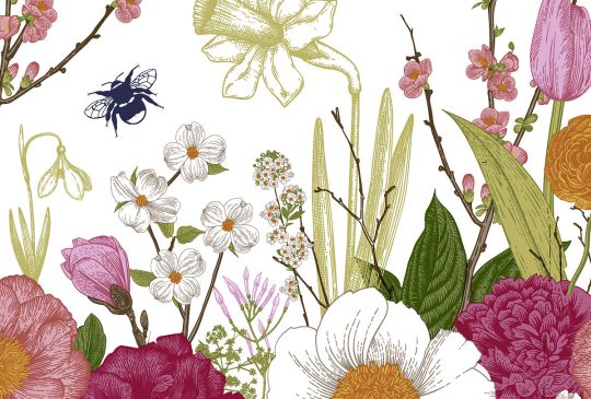 Duni servetten Spring Moment 3-laags 33x33cm