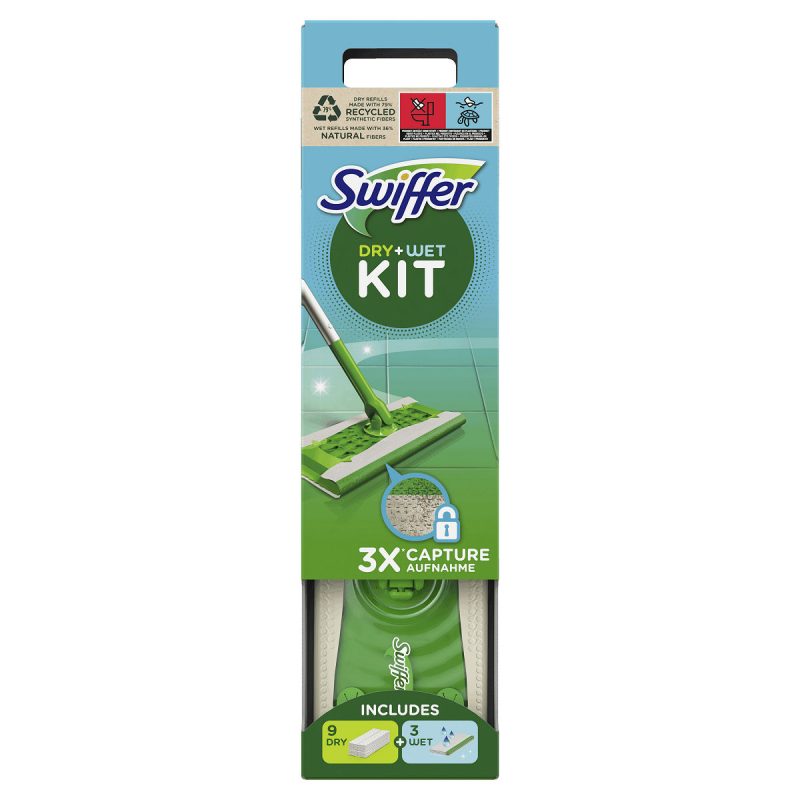 Swiffer Sweeper Starterskit incl. Navullingen 9+3 stuks