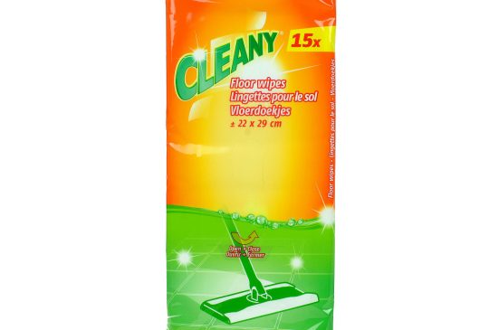 Cleany vochtige vloerdoekjes 15 stuks