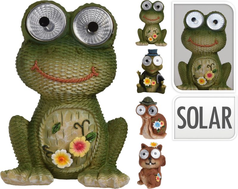 Solar lamp Poly dieren assorti