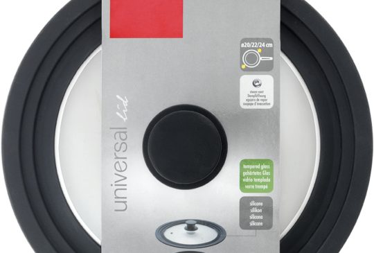 Metaltex pannendeksel silicone rand - 24cm