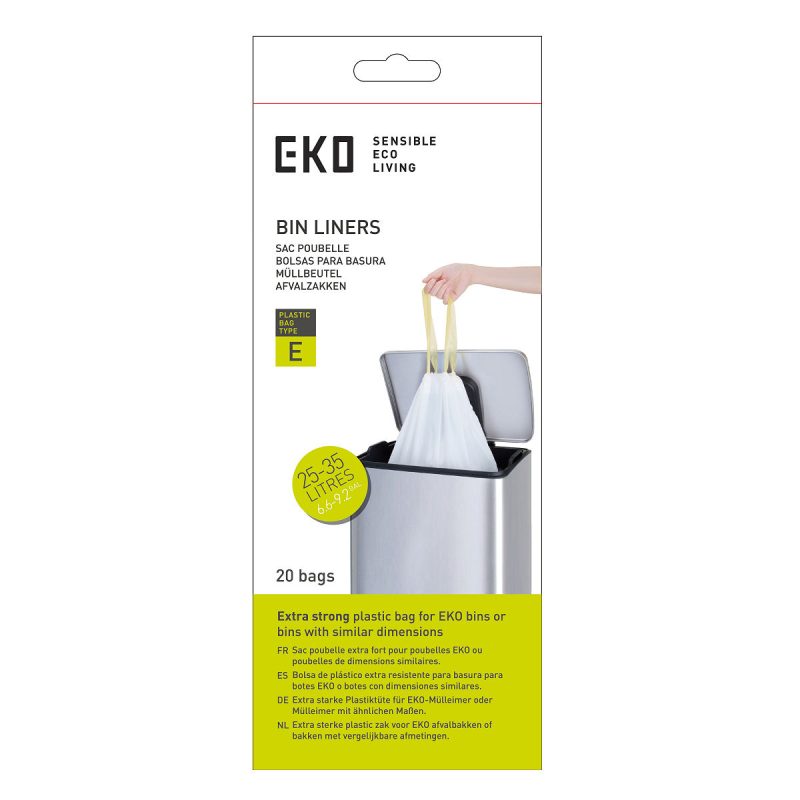 EKO afvalzak type E 25-35L - 12 stuks/rol