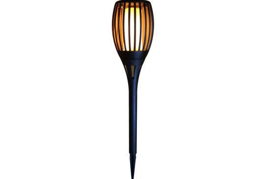 Solar LED fakkel flame zwart 58cm