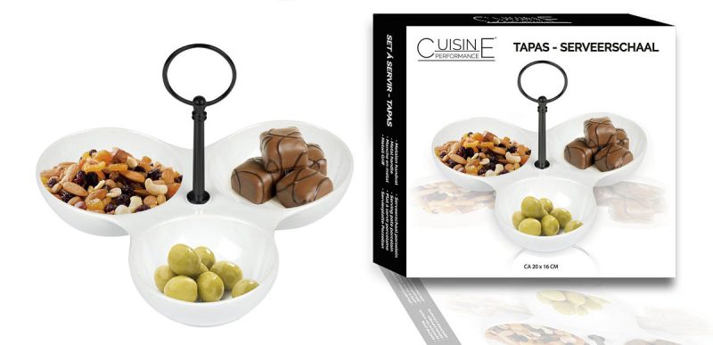 Cuisine Performance Serveerschaal tapas mat wit