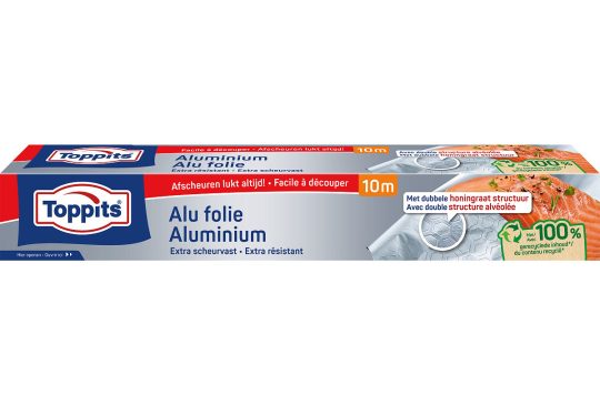 Toppits Aluminiumfolie 29,5cm x 10m