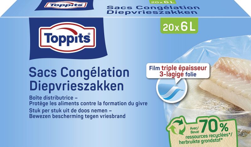 Toppits Diepvrieszakken 6L 20 stuks