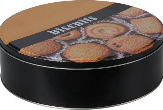 Voorraadblik Koekjes rond 220x65mm